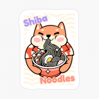 Shiba Dog Japanese Noodles