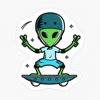 Alien Skateboarding