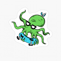 Octopus Skateboarding