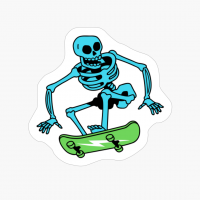 Skeleton Skateboarding