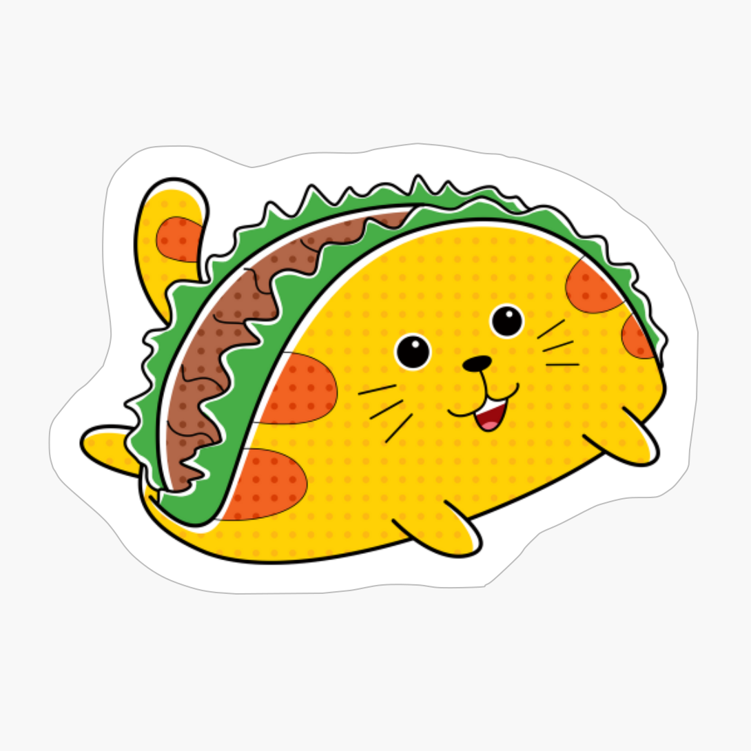 Yummy Kawaii Cat Taco