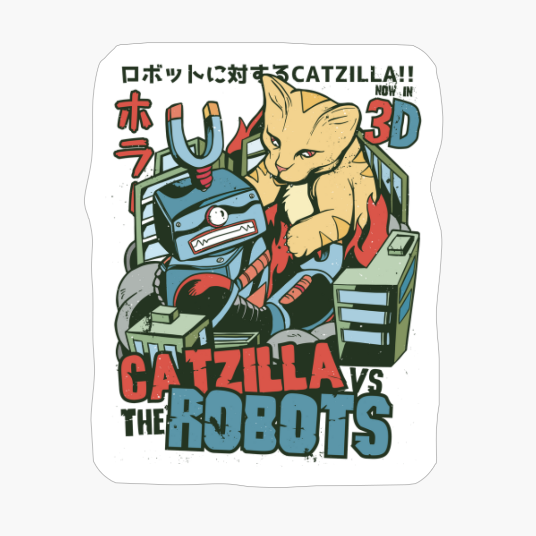 Catzilla V Robots