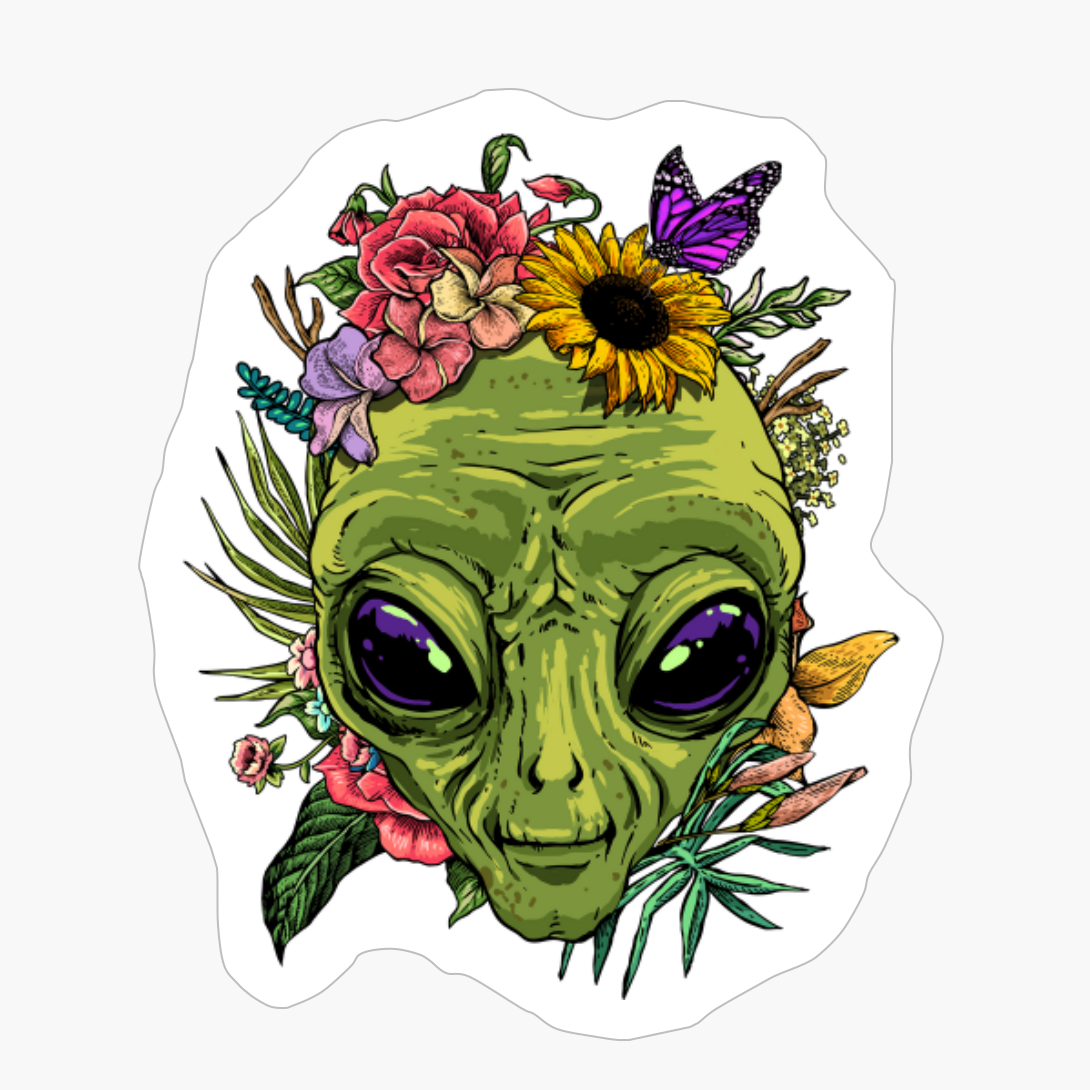 Floral Alien Spring Nature Alien Lovers