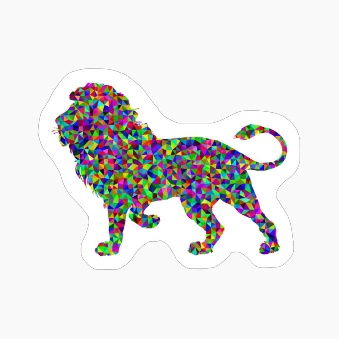 Multi-colour Lion King Of The Jungle