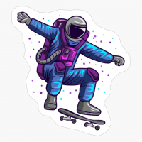 Astronaut And Skateboard Tricks