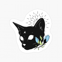 Sketched Cat - Black