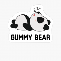 Sleeping Gummy Panda Bear