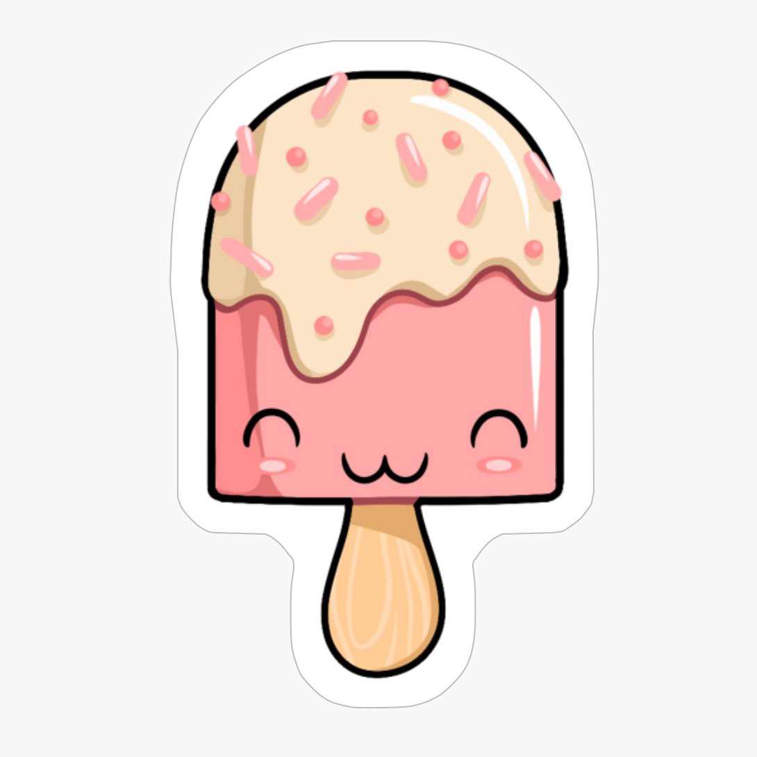 Kawaii Ice Cream Pink