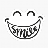 Smile And Be Happy! - A Cute Gift For A Positive Person!
