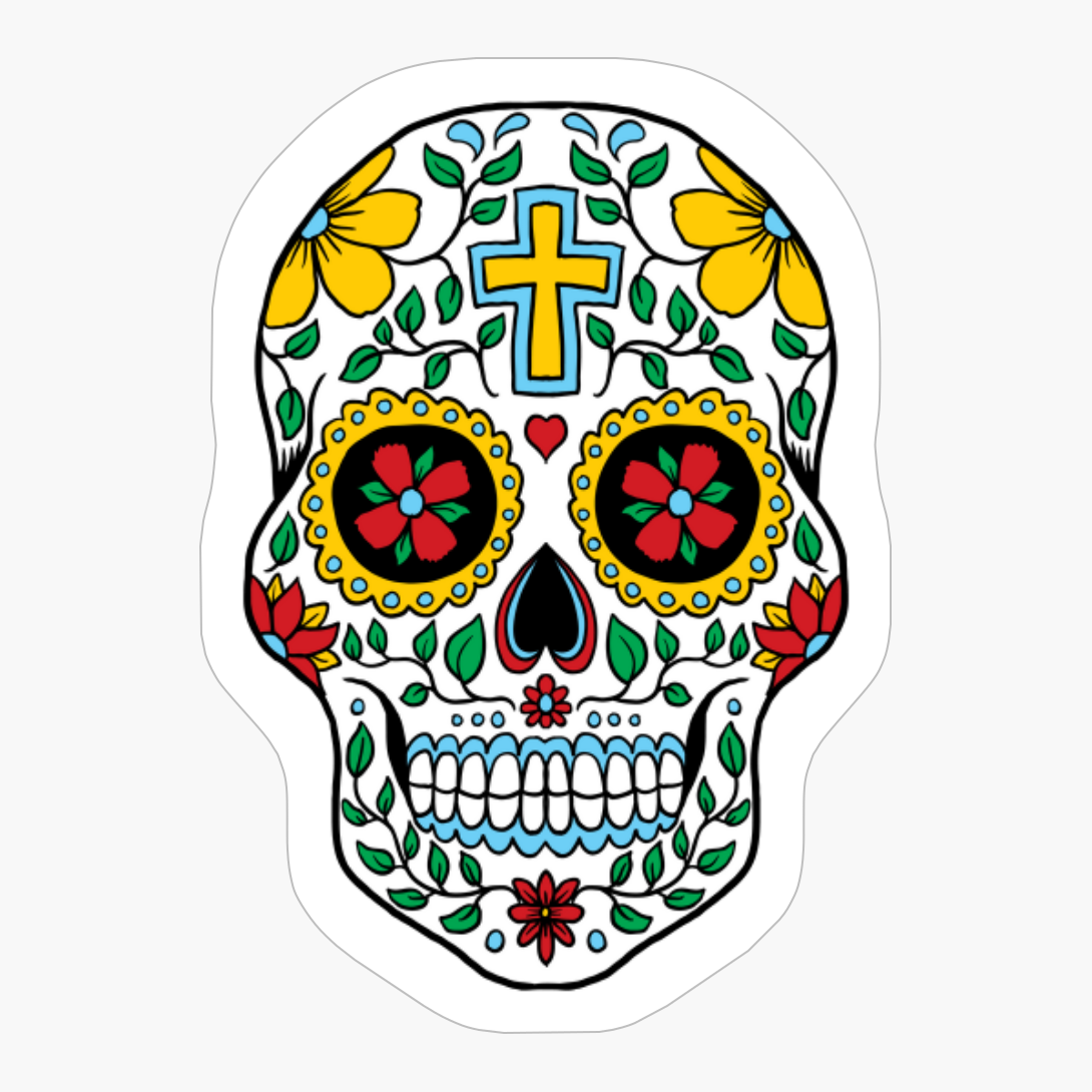 Sugar Skull - A Funny Horror Present For Halloween/dia De Los Muertos