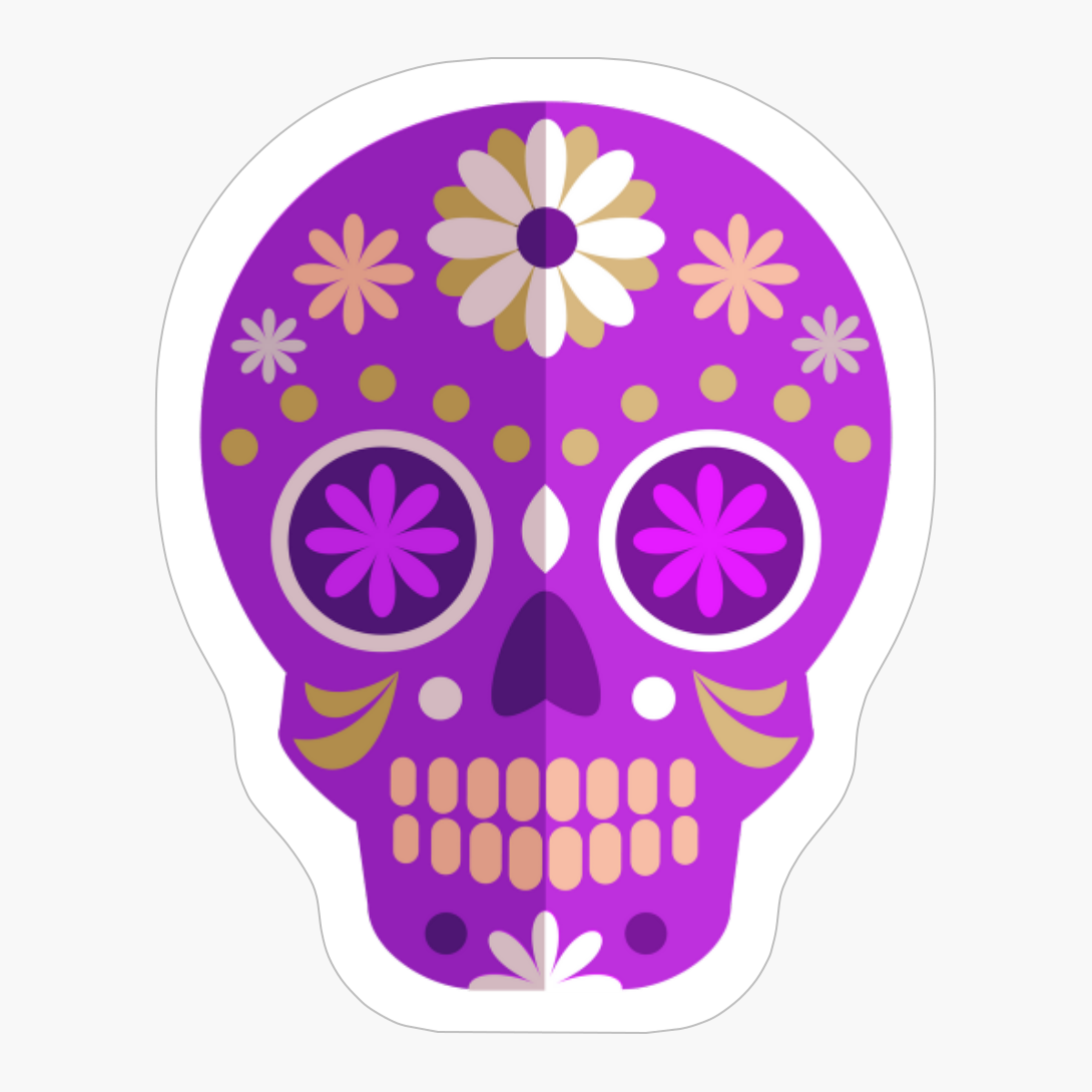 Sugar Skull - A Funny Horror Present For Halloween/dia De Los Muertos