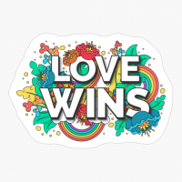 Love Wins! - A Cute And Colorful Present For An LGBT Activist During The Pride Month!