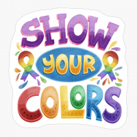 Show Your Colors! - A Cute And Colorful Present For An LGBT Activist During The Pride Month!
