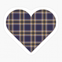 Tartan Heart - A Funny Gift For Someone Who Loves Scotland, Scottish Clan Tartan And Celtic Music