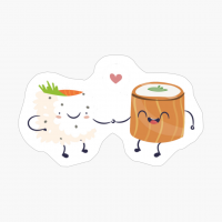 Cute Kawaii Sushi - A Funny Gift For A Sashimi And Sushi Lover