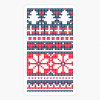 Knitted Christmas Pattern - A Scandinavian Gift For A Holly Jolly Christmas