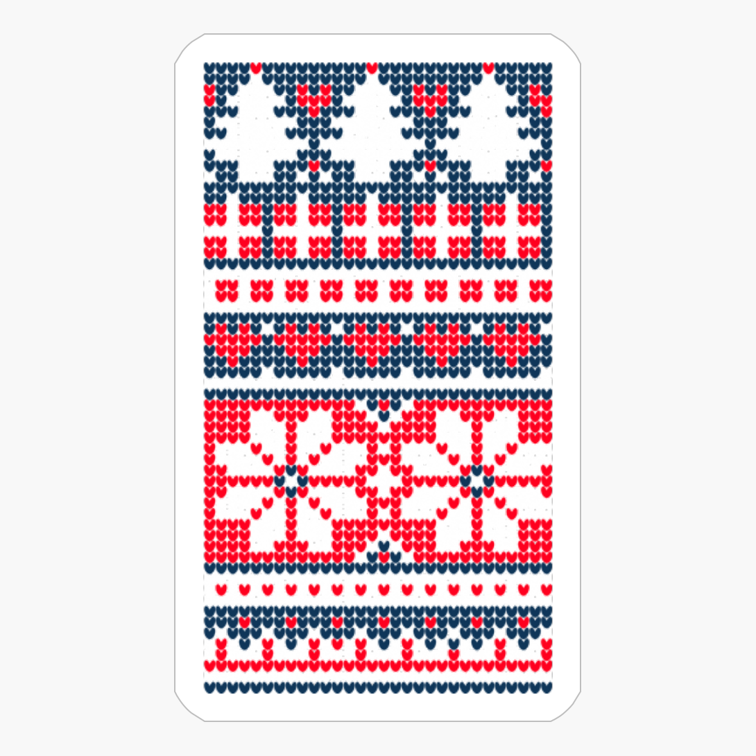 Knitted Christmas Pattern - A Scandinavian Gift For A Holly Jolly Christmas