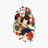 Classic Geisha For A Lover Of A Japanese Culture