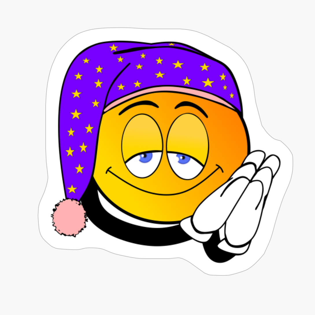 Sleepy Head - Cute Emoji Falling Asleep