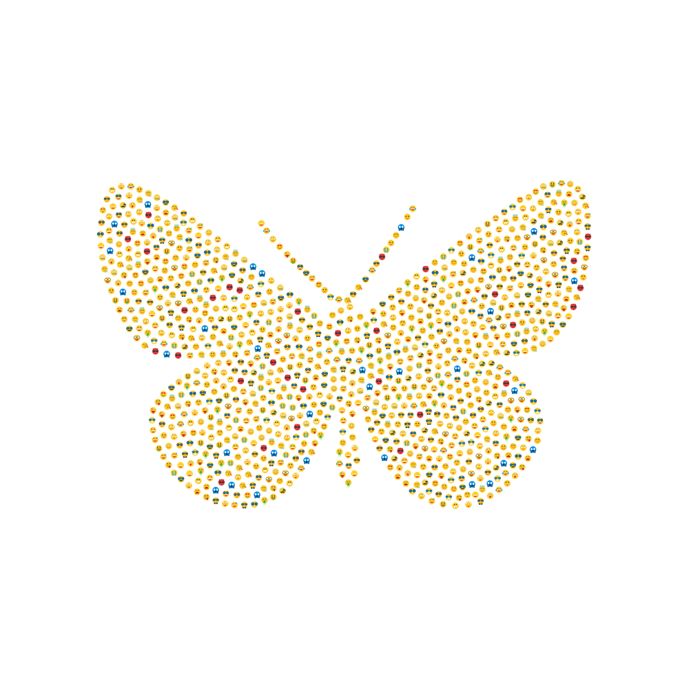 Butterfly Emoji Design