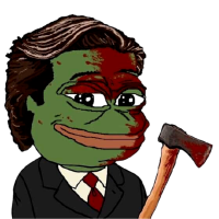 Pepe The Frog, American Psycho, Christian Bale, American Psycho Frog, American Psycho Pepe The Frog,