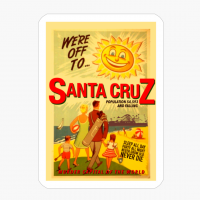 Santa Cruz Vampire Holiday Poster