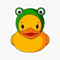 Frog Hat Rubber Duck