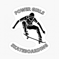 Power Girls Skateboarding Design