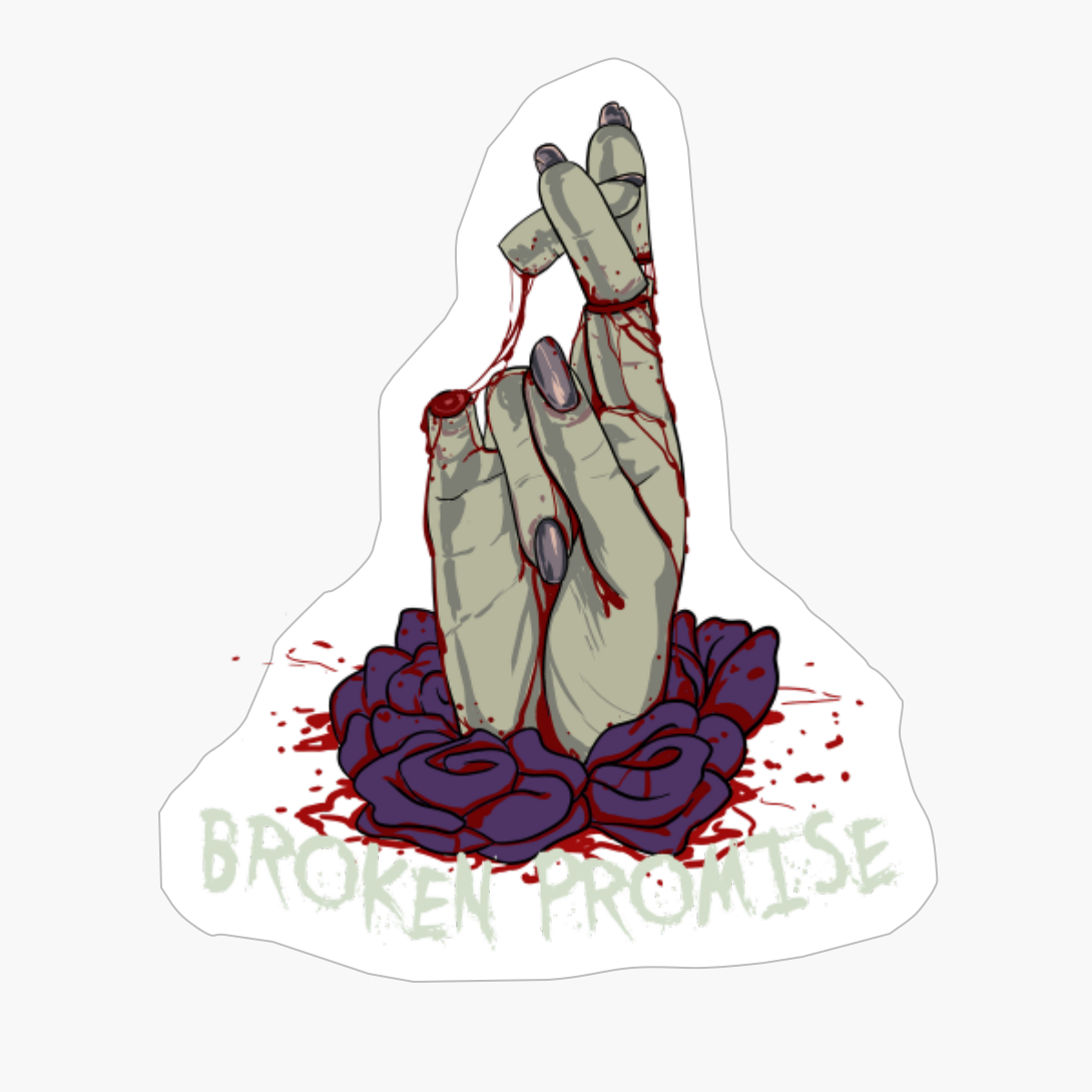 Broken Promise Grunge - Aesthetic Flower Goth Gift Idea