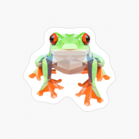 Cute Polygonal Frog Lover Gifts Ideas Men Women