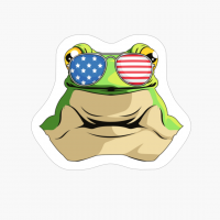 Frog 4th Of July American USA Patriotic Gift