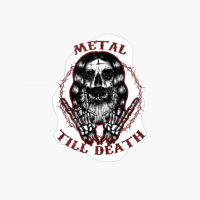Heavy Metal Aesthetic Metalhead Punk Goth - Metal Till Death
