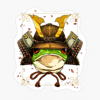 Samurai Frog Warrior Samurai Lovers Gift For Women & Men
