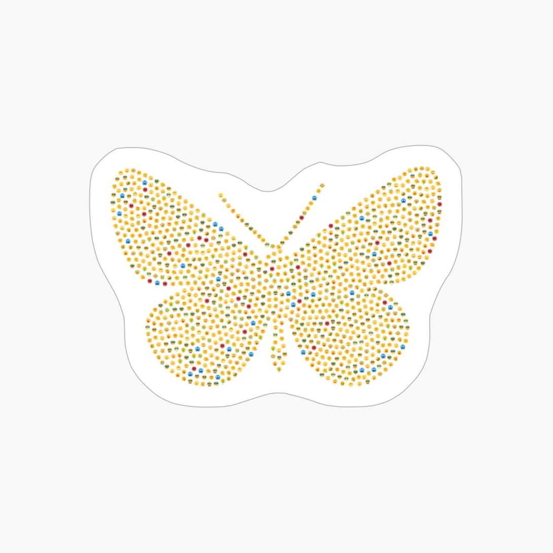 Butterfly Emoji Design