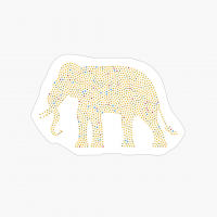 African Elephant Emoji Design
