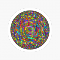 Colorful Symmetrical Circle Mandala