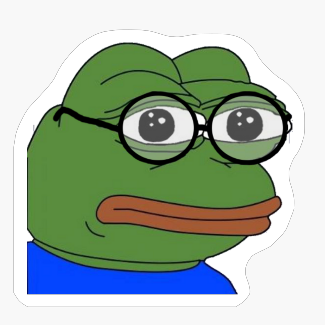 Pepe The Frog With Glasses, Intellectual Pepe The Frog