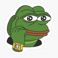 Smart Pepe The Frog, Pepe The Frog Tapping Head, Intelligent Pepe The Frog, Based Pepe The Frog