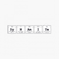 Dynamite Periodic Table Science Print