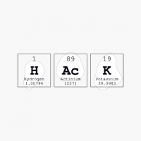 Hack Periodic Table Science Print