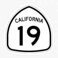 California State Route SR 19 (1957) | United States Highway Shield Sign