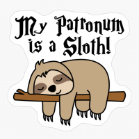 My Patronum Is A Sloth! - The Perfect Gift For A Lazy Magician Or For A Sloth Lover!
