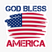 God Bless America - A Cool Gift For A Patriot Who Wants To Show His Love For The Stars And Stripes American Flag On July 4th!