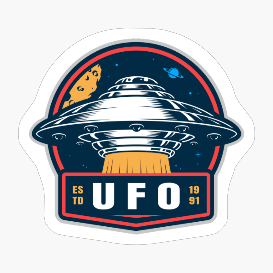 UFO - A Funny Gift For A Cool Hipster Who Loves Alien, Space, And Sci Fi!
