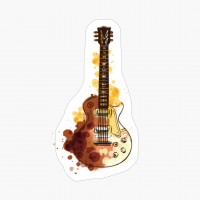 Watercolor Gibson Guitar