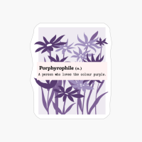 PORPHYROPHILE PURPLE FLOWER NATURE
