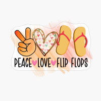 Peace Love Filp Flops