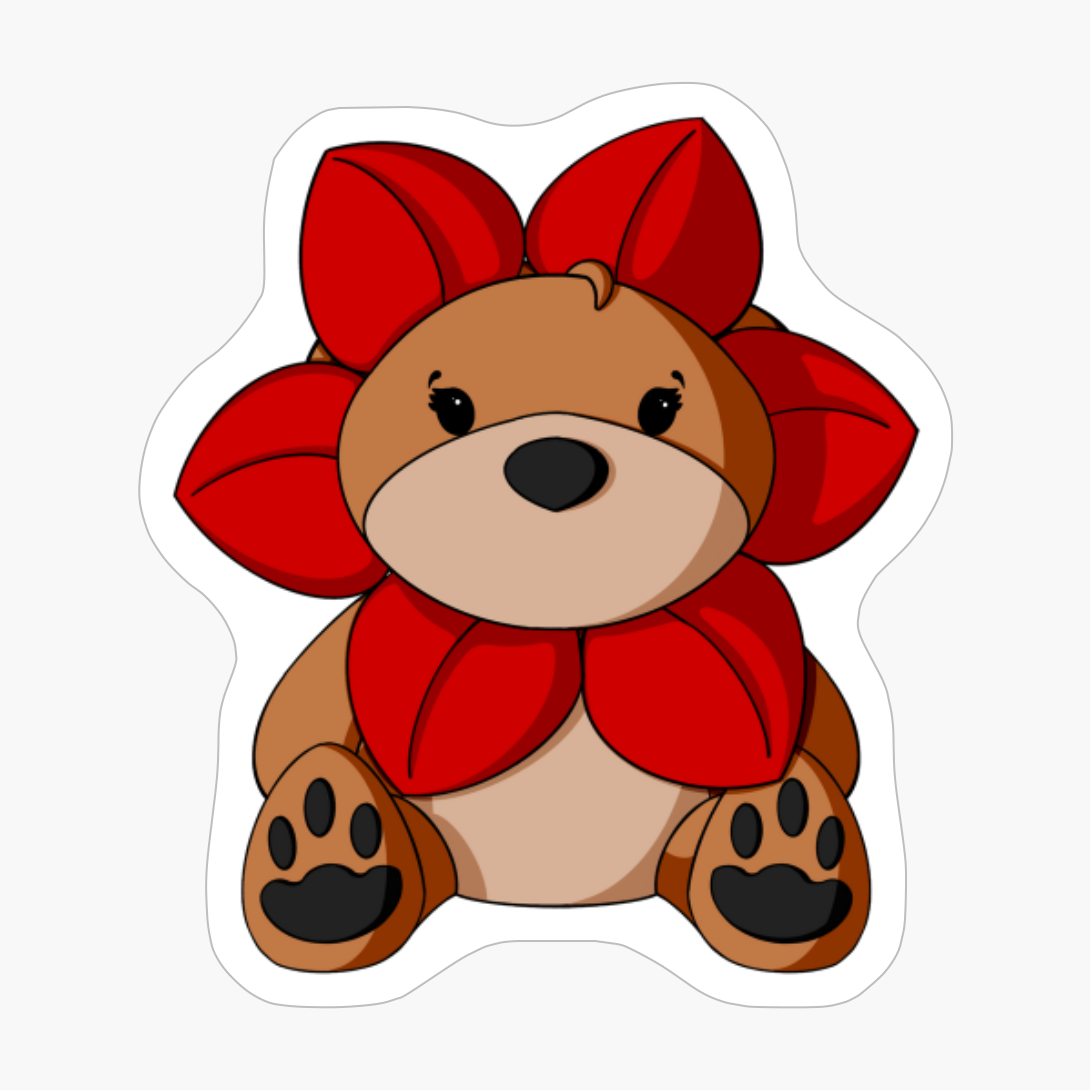 Flower Teddy Bear