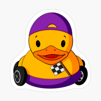 Car Racing Rubber Duck
