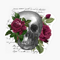 Flower Skull Vintage
